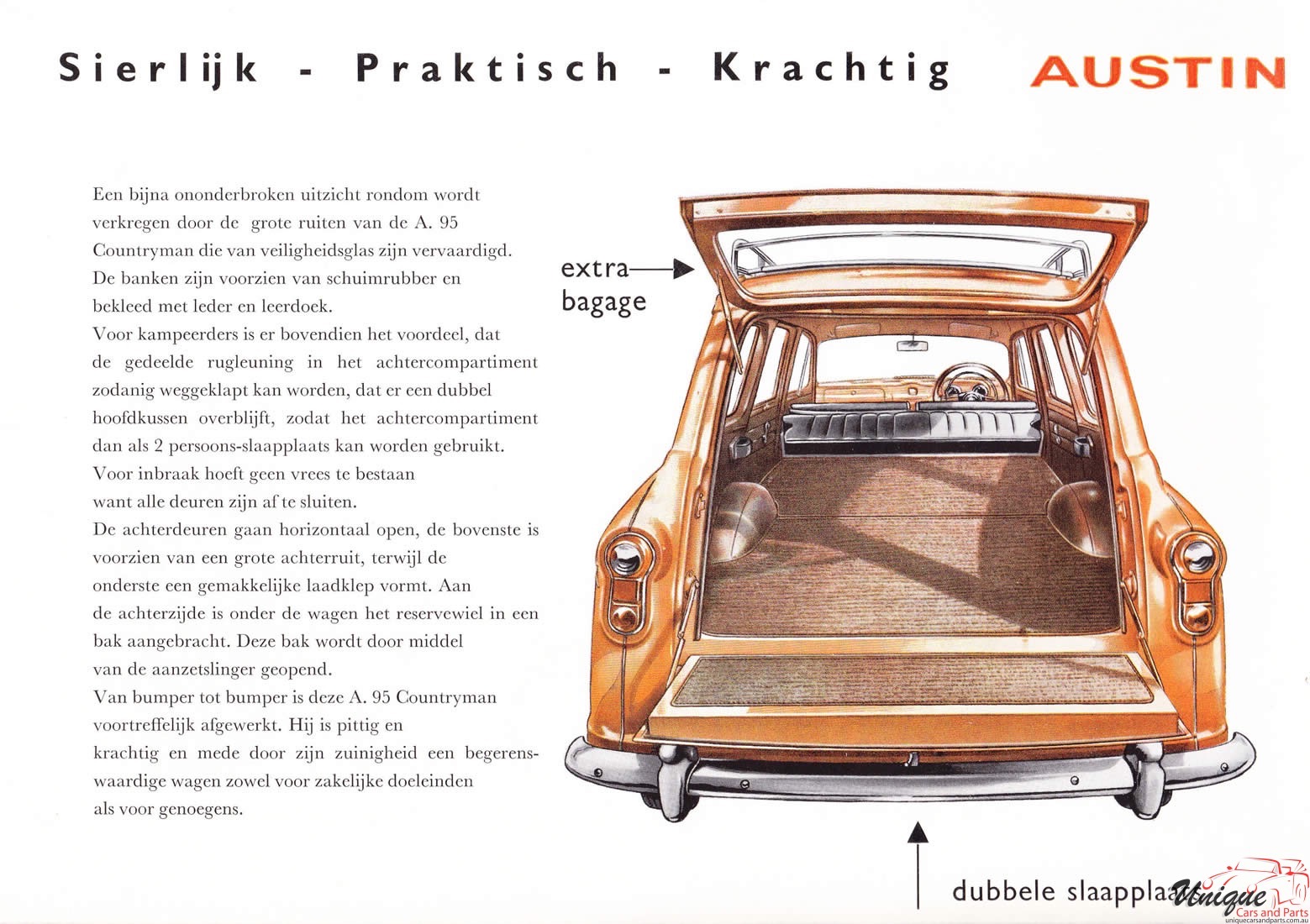 1956 Austin A95 Westminster Countryman (Netherlands) Brochure Page 2